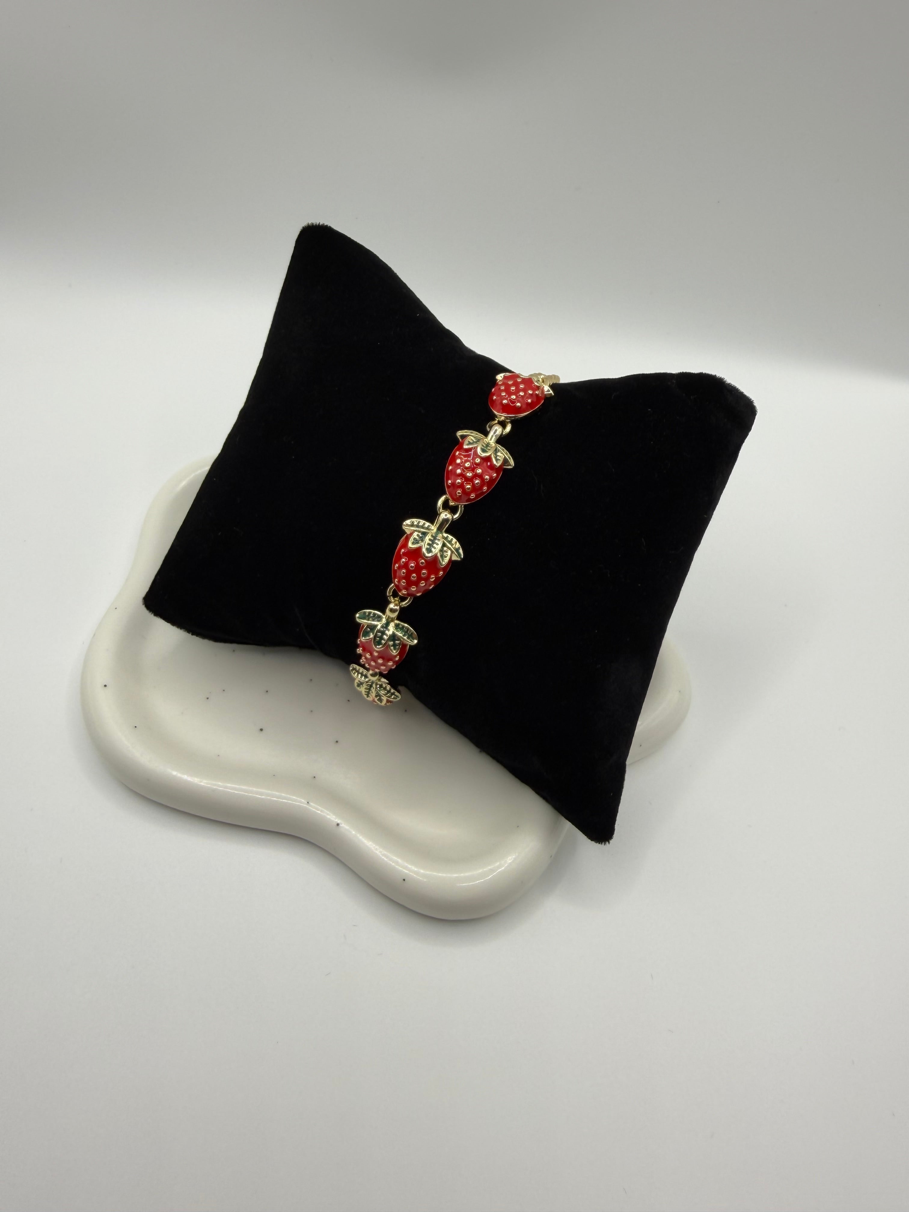 Strawberry bracelet