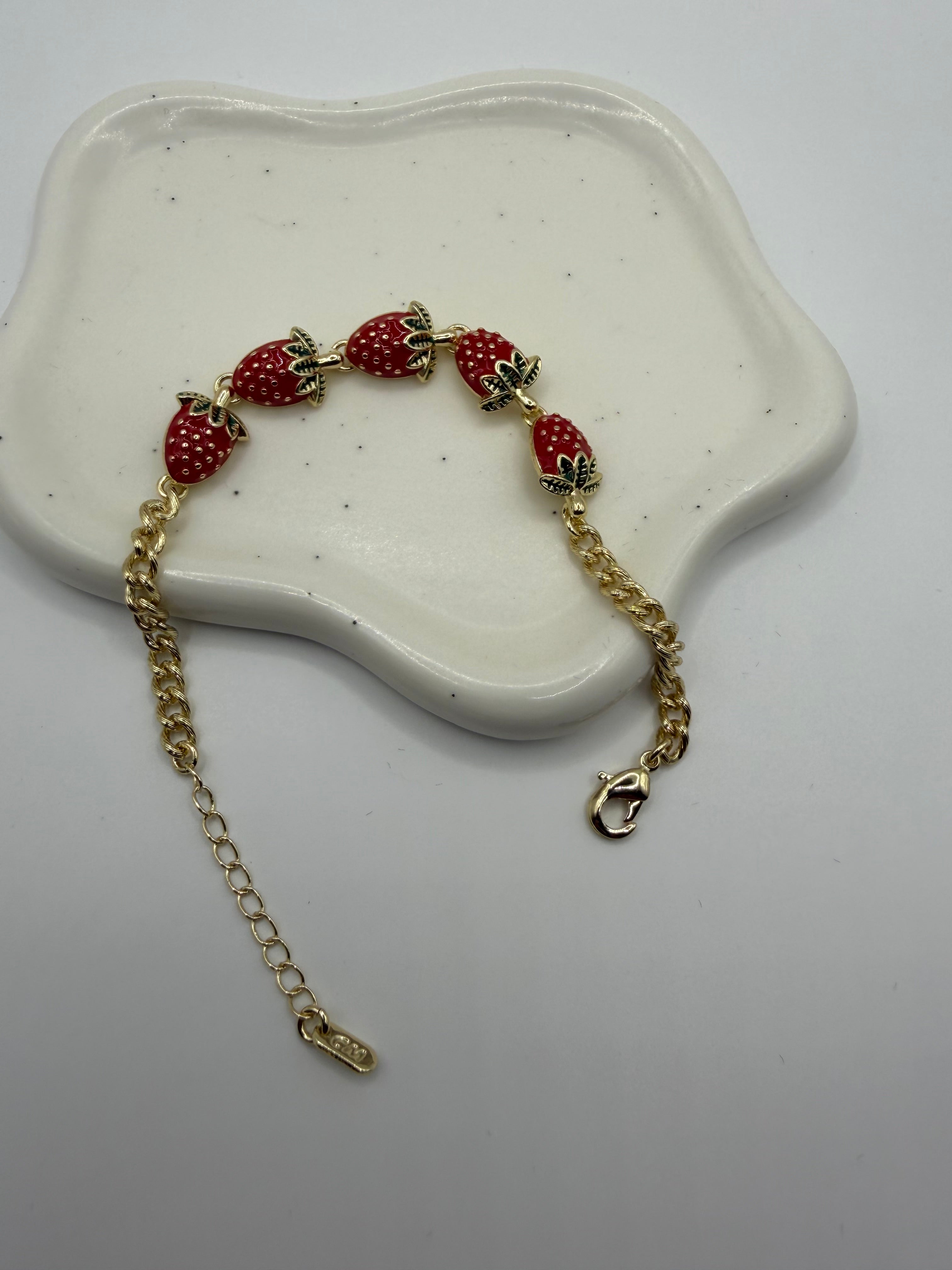 Strawberry bracelet